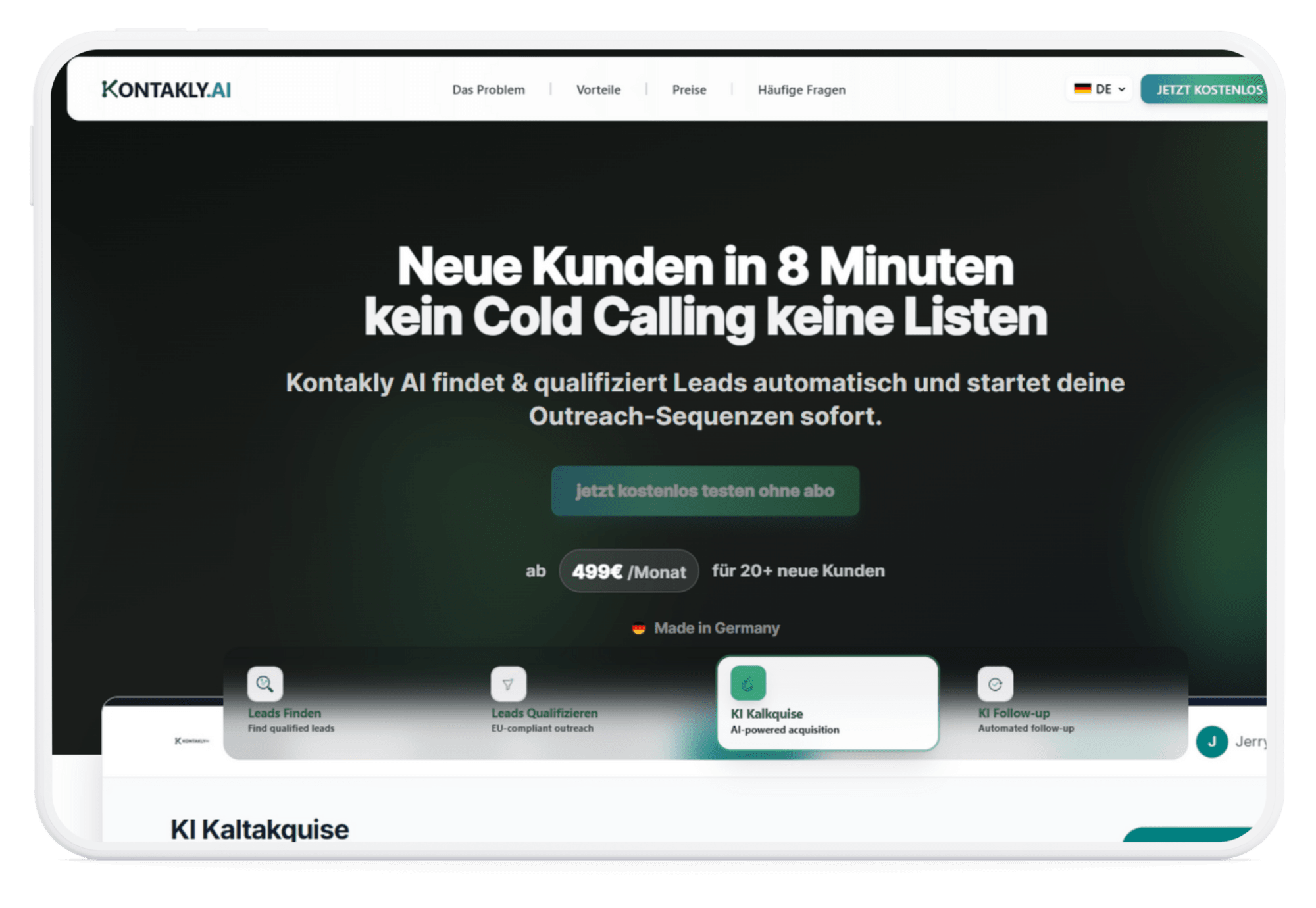 Kontakly — AI-Powered B2B Lead Generation